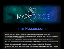 Tablet Screenshot of markbolosband.com